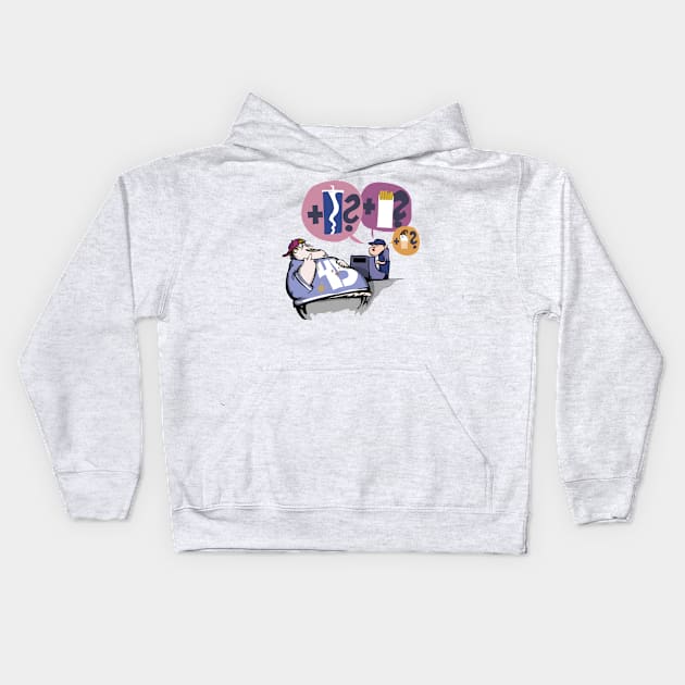 Fat Boy Kids Hoodie by viSionDesign